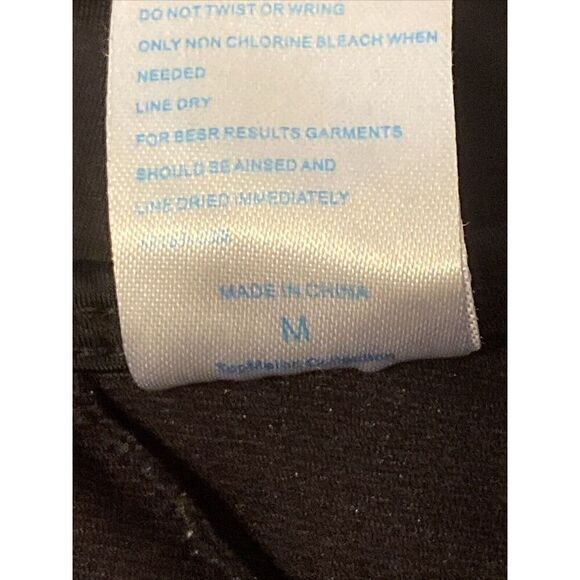 Ladies Top Melon One Piece Black Swimsuit Mesh On Front And Back Size Medium - Picture 8 of 9